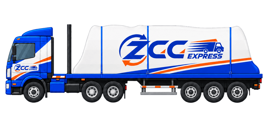 รถหัวลาก + รถกึ่งพ่วง ของ ZCC Express